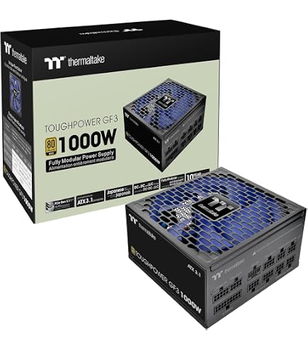 Amazon.com: Thermaltake Toughpower PT 1000W; ATX 3.1; Native PCIe